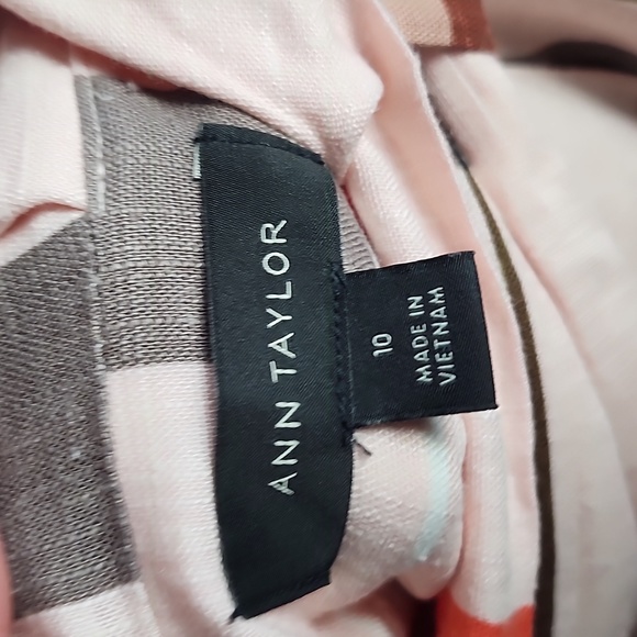 Ann Taylor Plaid Tie Waist Pencil Skirt NWOT - Picture 7 of 11